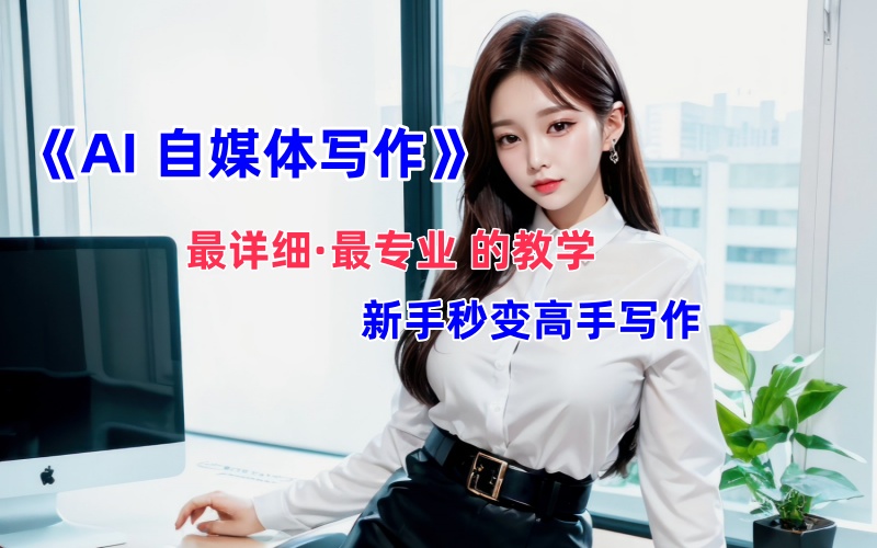 最全最细最专业的“AI自媒体写作”教学新手小白秒变写作高手！