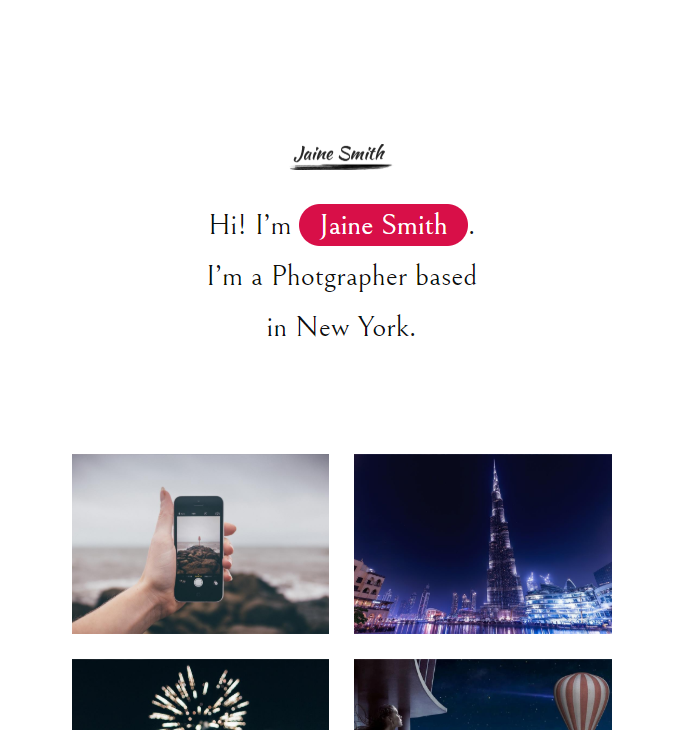 圖片照片展示html5模板_wordpress主題插圖