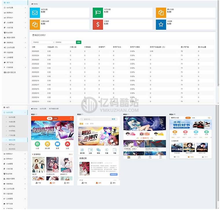 TP框架小說系統源碼下載—PC、WAP可封裝APP帶多套模板插圖 TP框架小說系統源碼下載—PC、WAP可封裝APP帶多套模板插圖