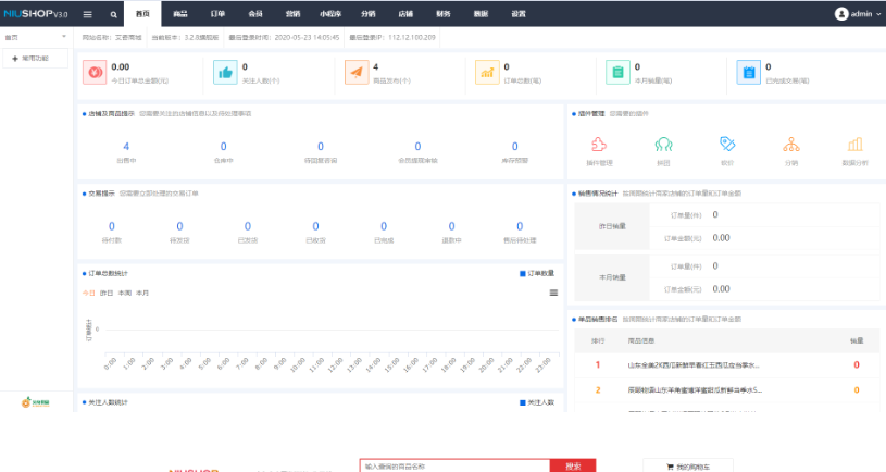 【niushop開源商城旗艦版v3.7】商城源碼+分銷版+破解版+企業版+虛擬商品+第三方對接插圖1 【niushop開源商城旗艦版v3.7】商城源碼+分銷版+破解版+企業版+虛擬商品+第三方對接插圖1