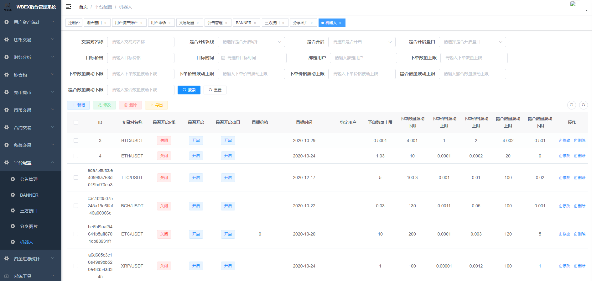 仿幣安交易所源碼下載金融區塊全開源Java/幣幣交易/永續合約/交割合約/前端uniapp純源碼/後端Java純源碼插圖7 仿幣安交易所源碼下載金融區塊全開源Java/幣幣交易/永續合約/交割合約/前端uniapp純源碼/後端Java純源碼插圖7