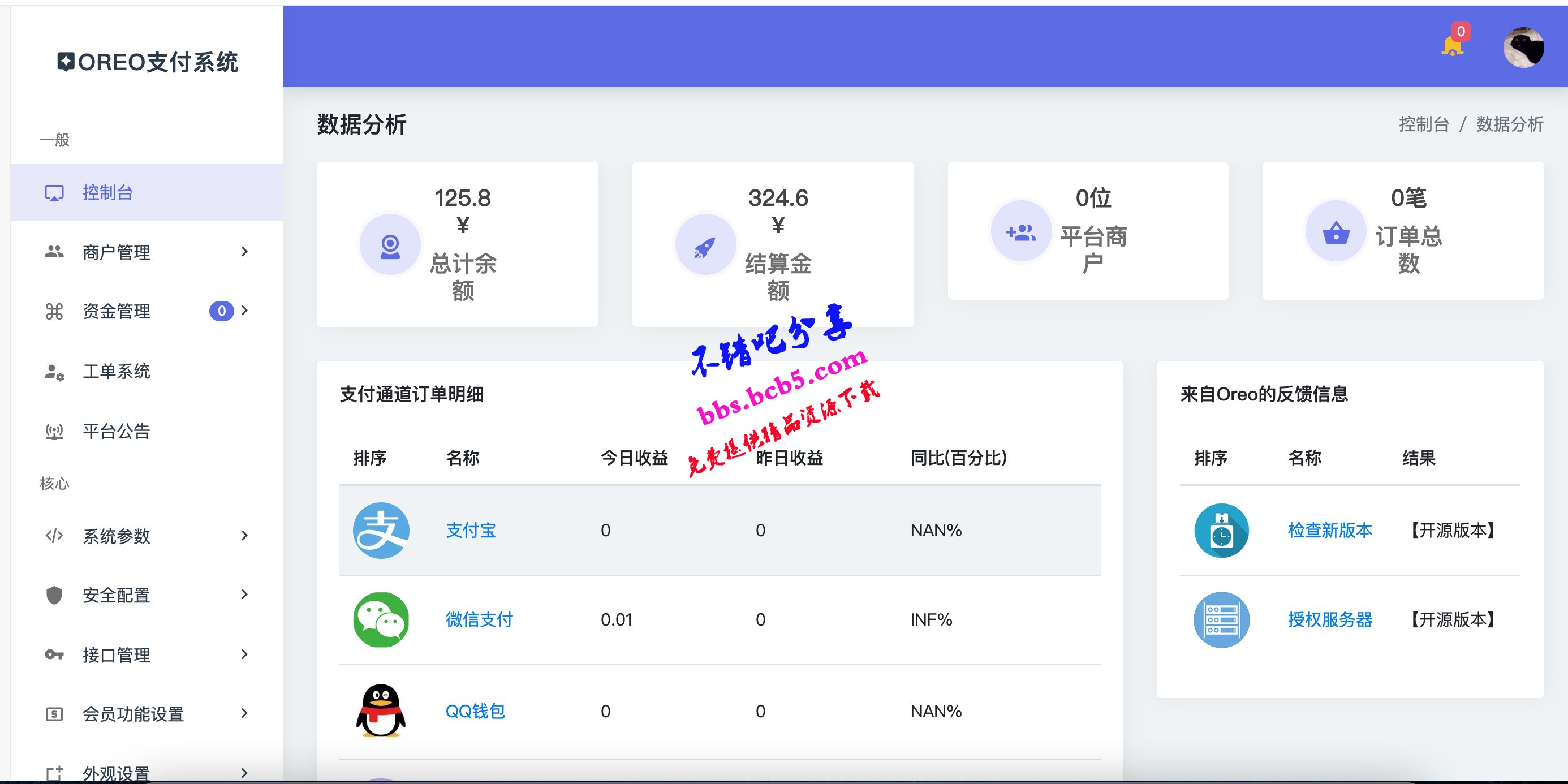 全网首发Oreo易支付开源版