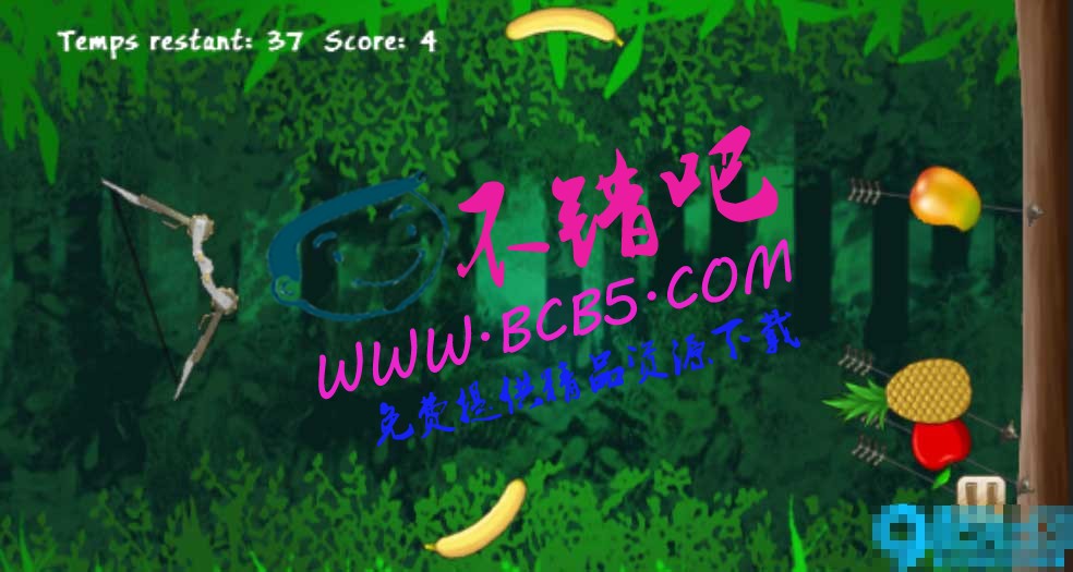 HTML5《弓箭射水果》游戏源码下载
