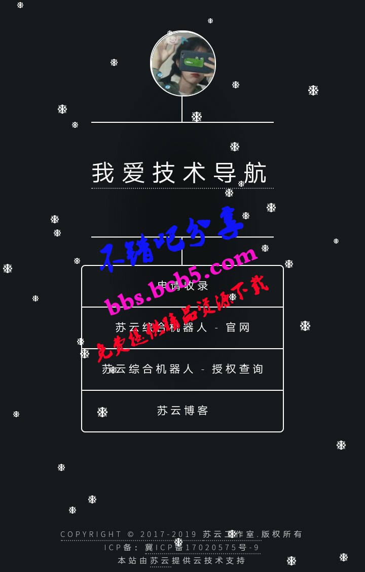 蘇雲技術導航源碼附加後臺